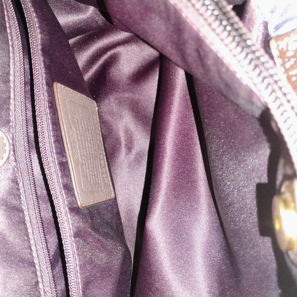 Coach Brown and Multicolor Shoulder Bag - Picture 2 of 6